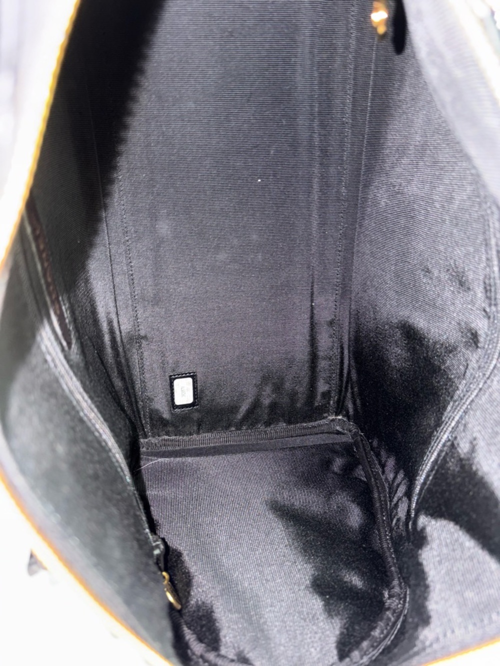 Authentic Chanel Patent Leather Bowler travel  Bag with certificate black Boston - Picture 12 of 16